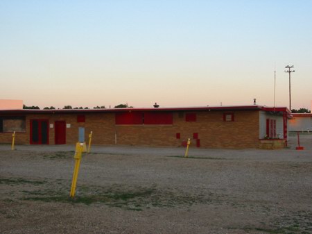 Getty 4 Drive-In Theatre - Snack Bar - Photo From Water Winter Wonderland